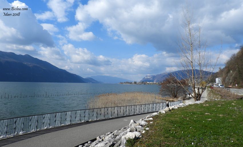 Le lac du Bourget Aix les bains 2018