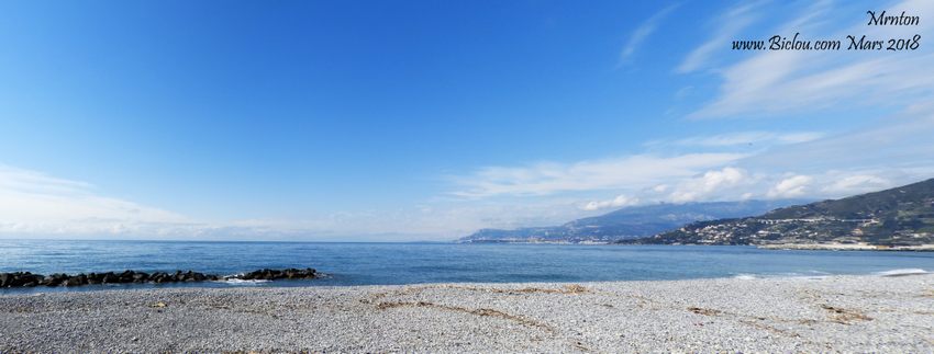 La baie de Menton