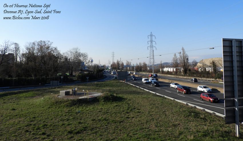 Lyon sud : claudio Evita de justesse l'autoroute A7 


