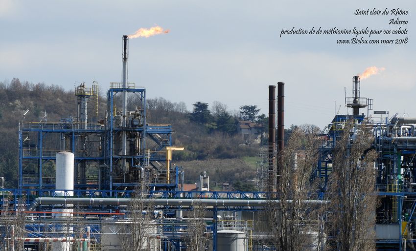 Production de Méthionine pour nos cabots à Saint Clair du Rhône en 2018
