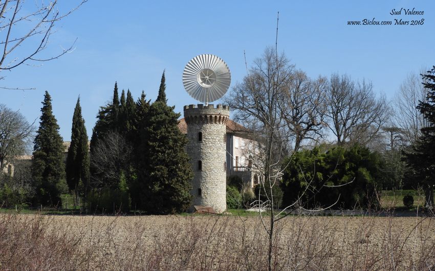 Eolienne sur Tour en Drôme en 2018