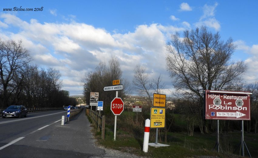 Bourg saint Andéol : Info enfin, zone inondée côté Ardèche