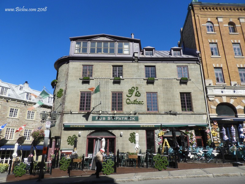 Pub saint Patrick, ya un petit air d'Irlande à Québec
