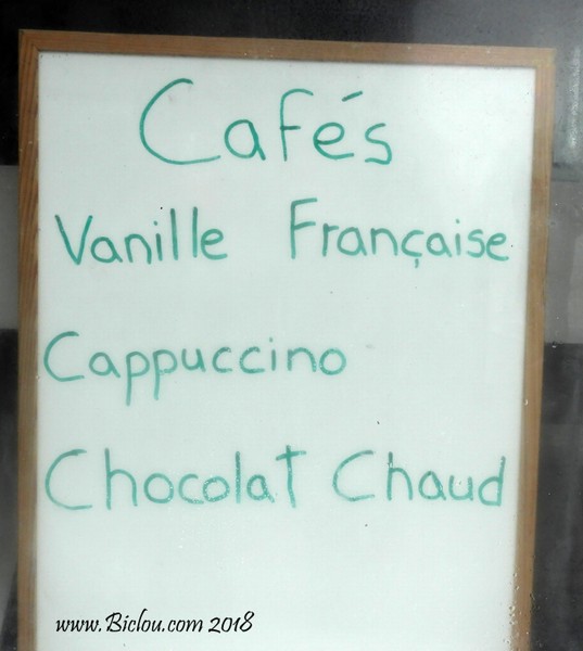 Du coup Nounou rabattons sur le Cappucino et le Chocolat Chaud à la Vanille française