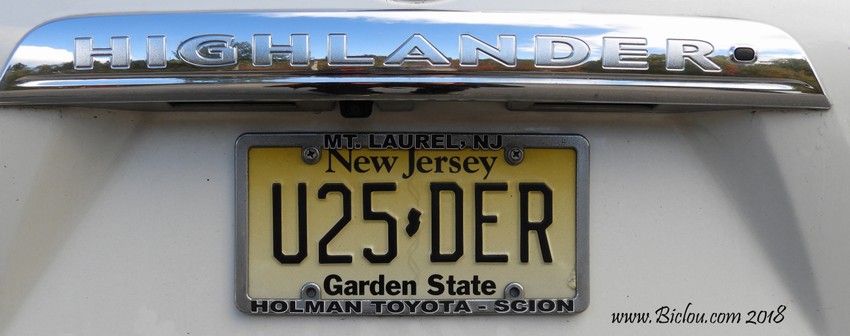 Plaque New Jersey