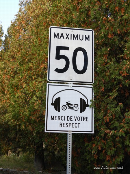 Respect de la vitesse et du bruit