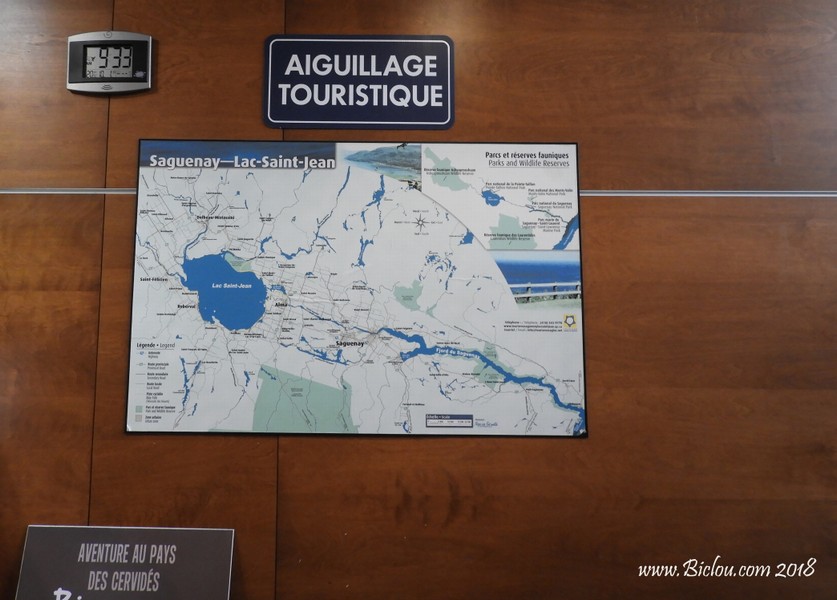 Lac st Jean Aiguillage touristique