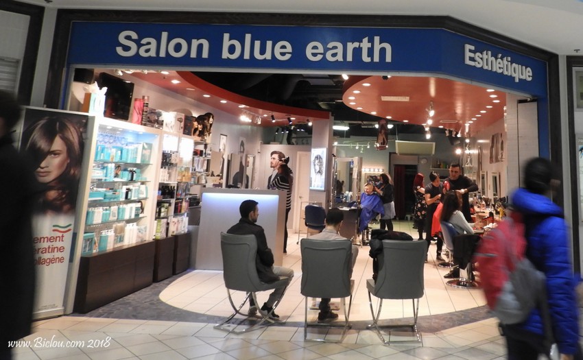 Salon bleu earth à Montréal underground