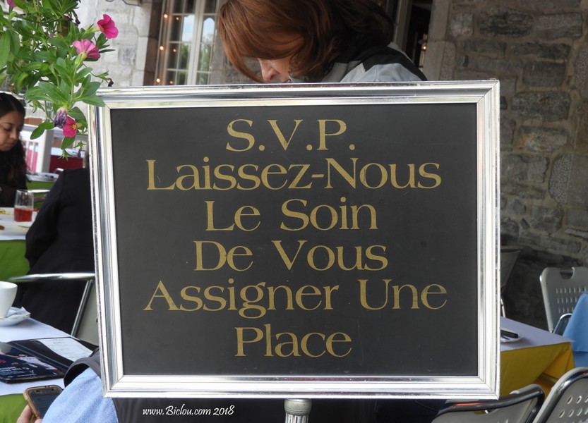 Expression Québécoise : Assigner une place