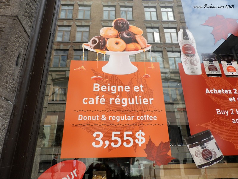 Beigne et café régulier