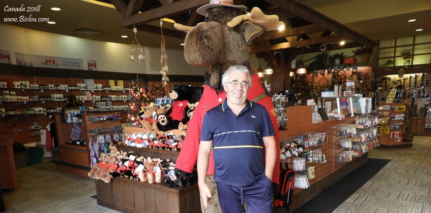 Claudio de la Faverges fait le mariol, au Canada en Septembre 2018