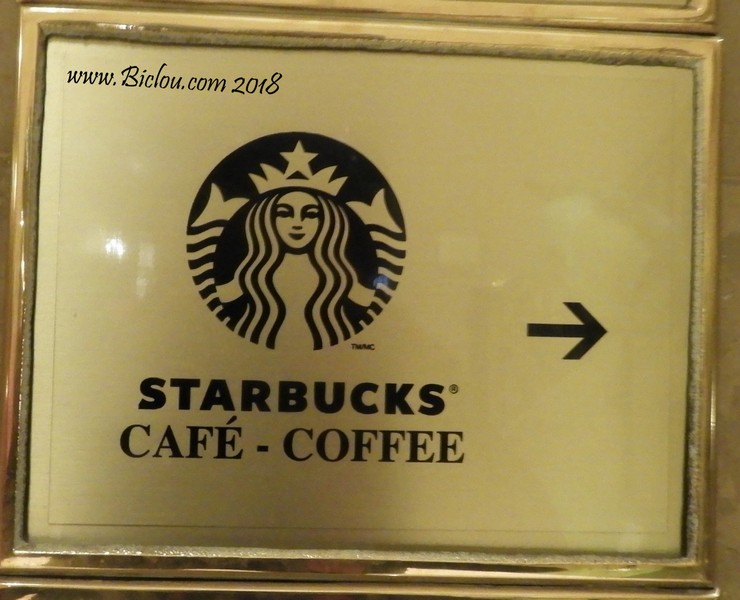 Starbucks .. café, comme on dit au Québec 