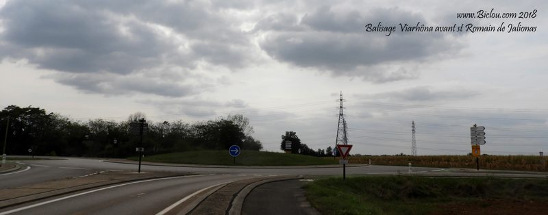 Le Giratoire D 65 D 65 B avant Vernas