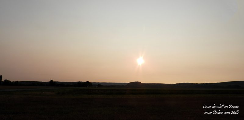 Soleil rouge de Bresse