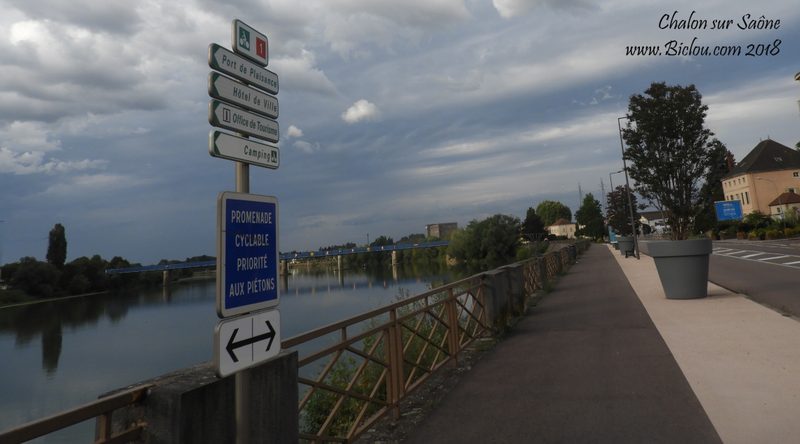 Voies sur berges à Chalon sur Saône