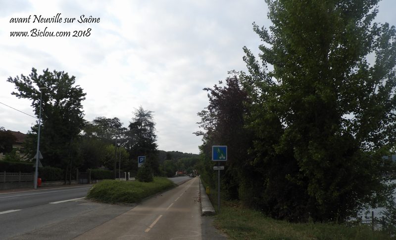 Voie verte avant Neuville sur Saône