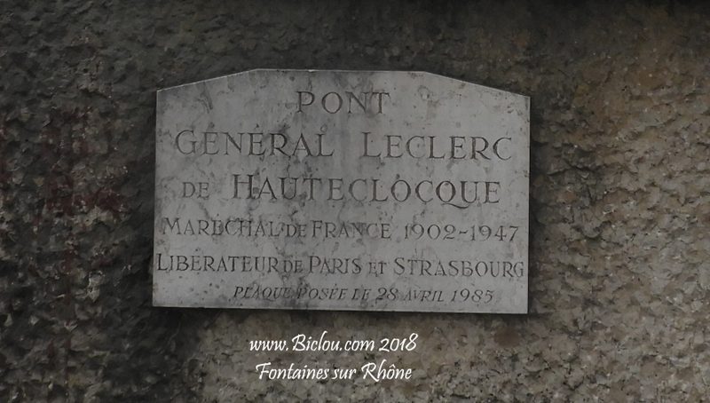 Passons le point Général Leclerc à Fontaine sur Saône