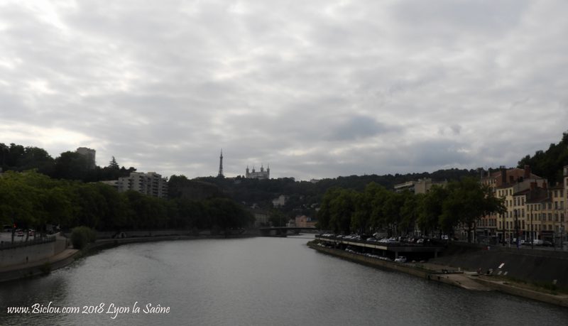 Arrivée à Lyon par les bords de Saône