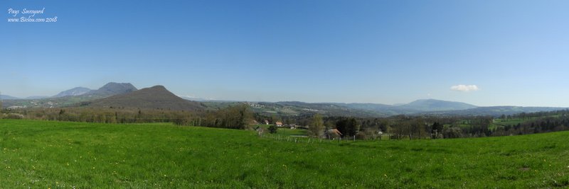 Haute-savoie et son (encore) reste de campagne par : Chilly Mesigny Curnillex La combe Sillingy et son beau panorama 