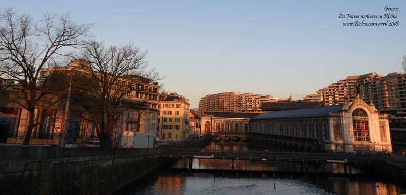les forces motrices du rhône à genève