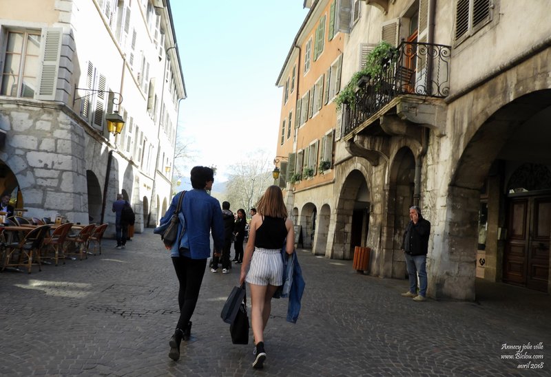 De bien belles façades avant et arrières dans Annecy