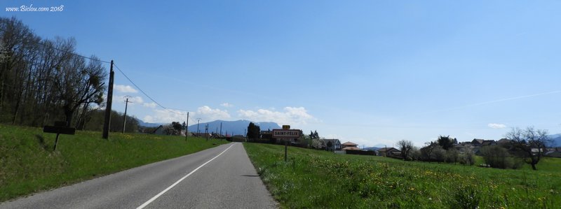 Arrivée à Saint Felix, en vue du Revard