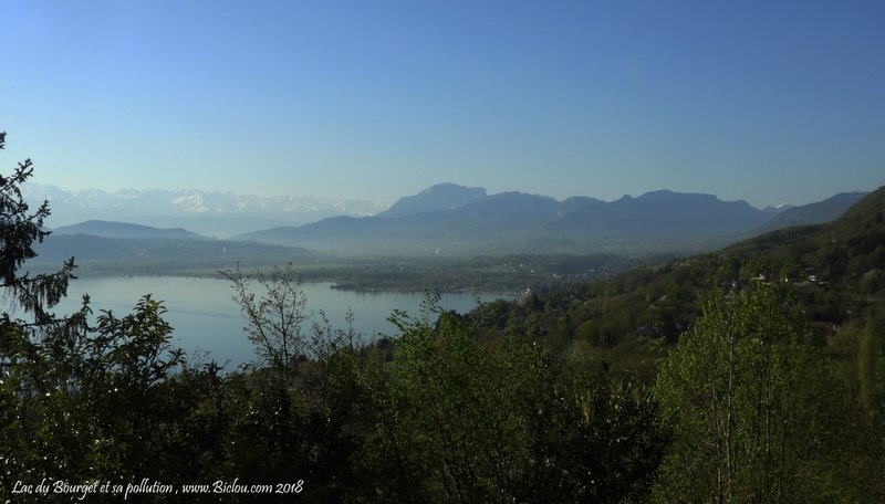 Vue sur la pollution de la plaine de,chambéry