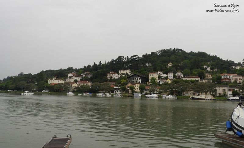 Nous trouvons La Garonne à Agen