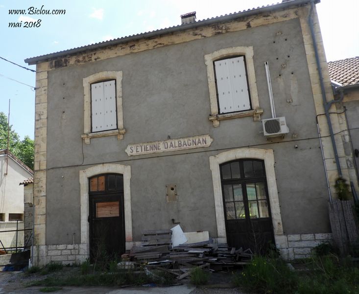 Ancienne gare de st etienne d'albagnan