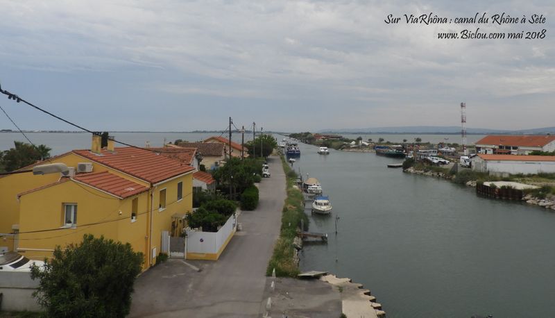 Sur ViaRhôna : le canal du midi