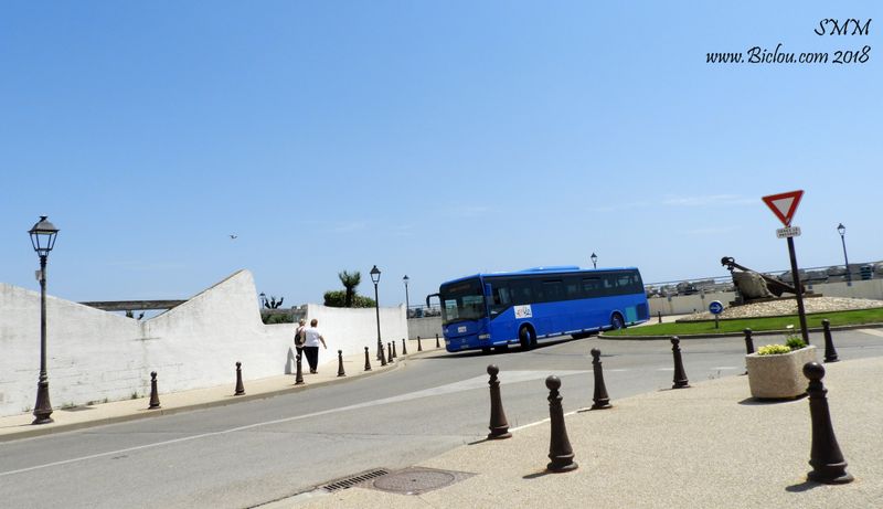 les autobus entre Arles et saintes marie de la mer