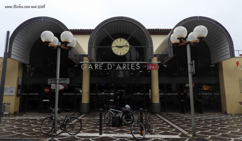 sulla partenza en Gare de Arles, en 2018