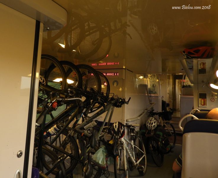 Que de Bicyclettes dans le TER