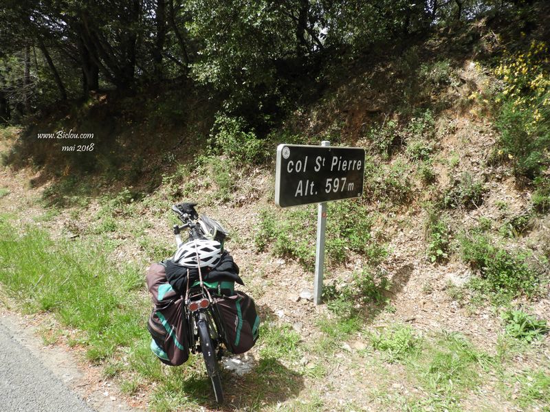 Col st pierre : au dessus de st jean du Gard, 1ere bosse 1ere grosse suée