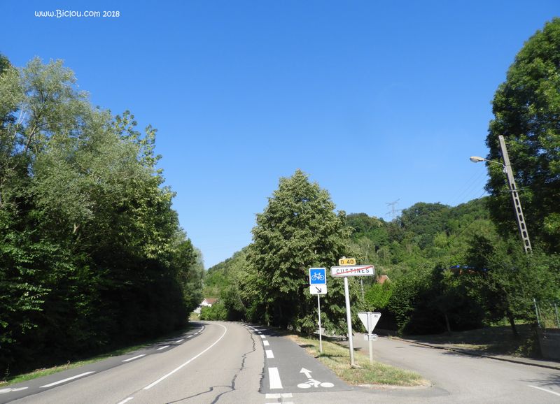 Custines : Sur la véloroute la Charles Téméraire