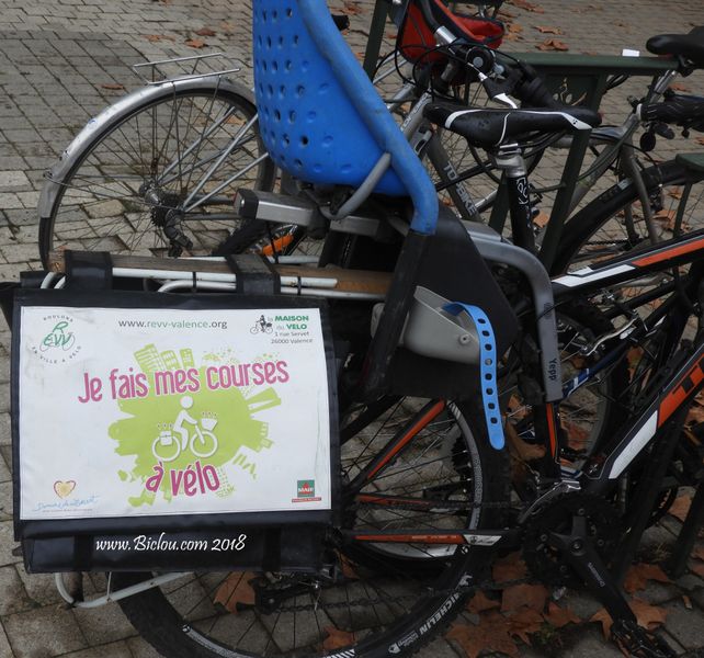Je fais mes courses à Vélo (Valence 2018)