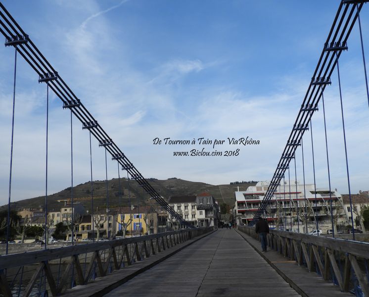 ViaRhôna : De Tournon à Tain Hermitage