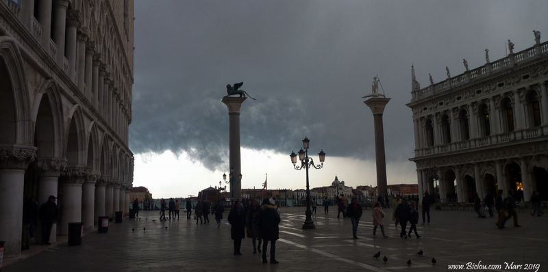 Il temporale sta arrivando sulla laguna 