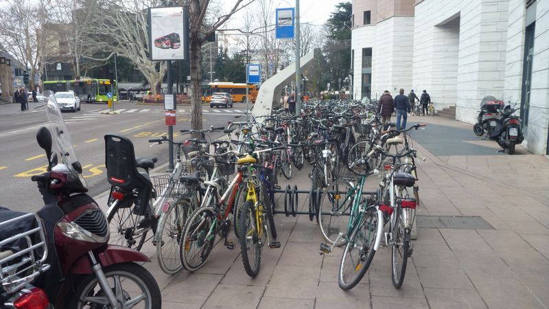 Que de vélos et bicyclettes à Bolzano