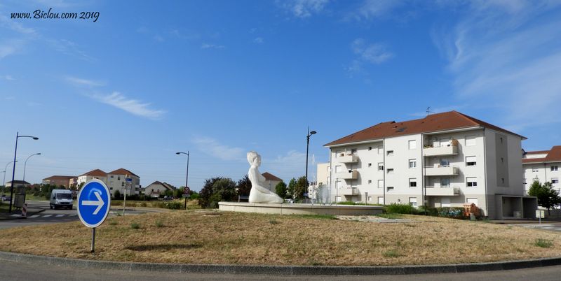 Zouli giratoire peu avant Dijon