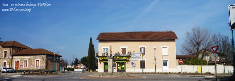 Sur ViaRhôna : Jons