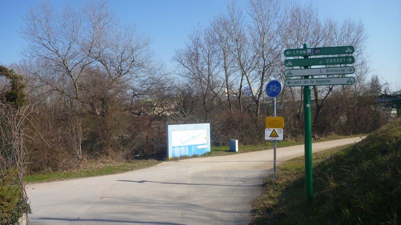 Croisement de voies vertes