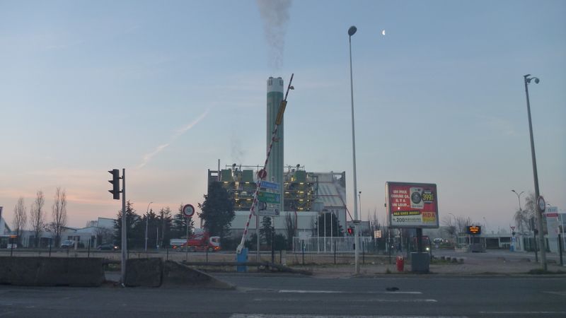 Usine incinération saint Fons en 2019