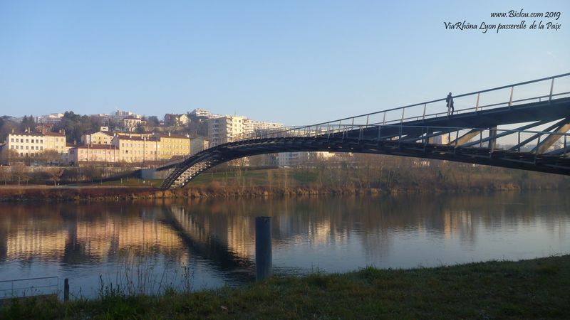 Passerelle de la paix à Lyon