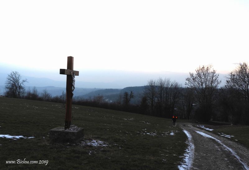 Sommet de saint Blaise, Mont Sion et vue sur le Genevois