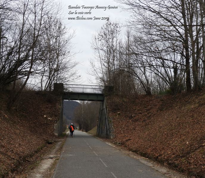 On the road sur la voie verte Faverges Annecy