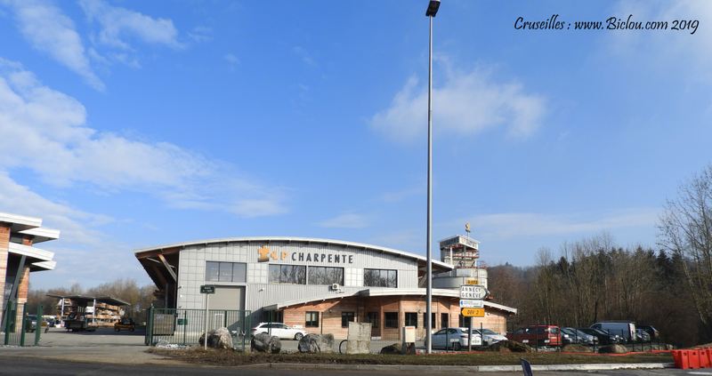 Arrivée à Allonzier le Caille
