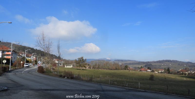 Le Mont Salève vu de Allonzier la Caille en 2019
