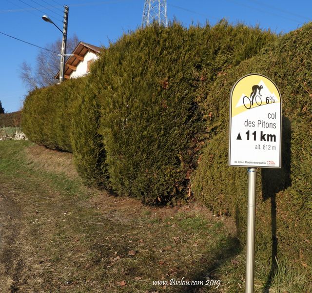 Vers col des pitons (Route du Salève)