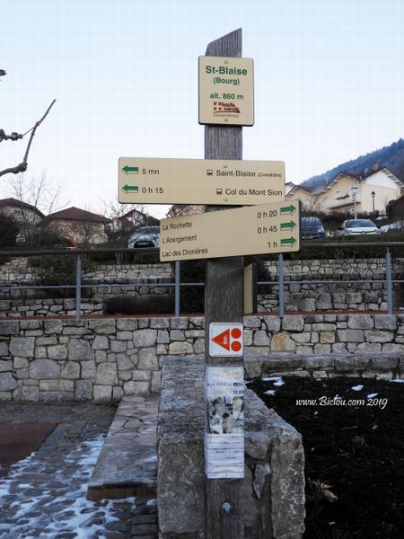 Saint Blaise : balises